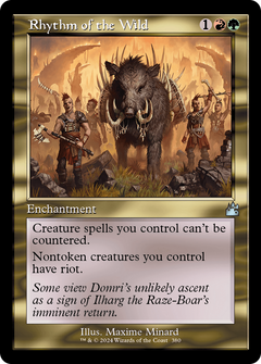 Rhythm of the Wild (Retro Frame) (380) [Ravnica Remastered] foil - Deck Out Gaming