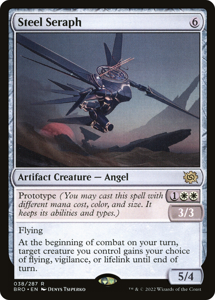 Steel Seraph (38) [The Brothers' War] foil - Deck Out Gaming