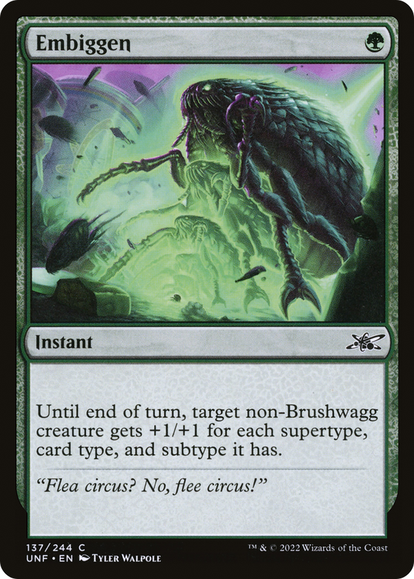 Embiggen (137) [Unfinity] foil - Deck Out Gaming