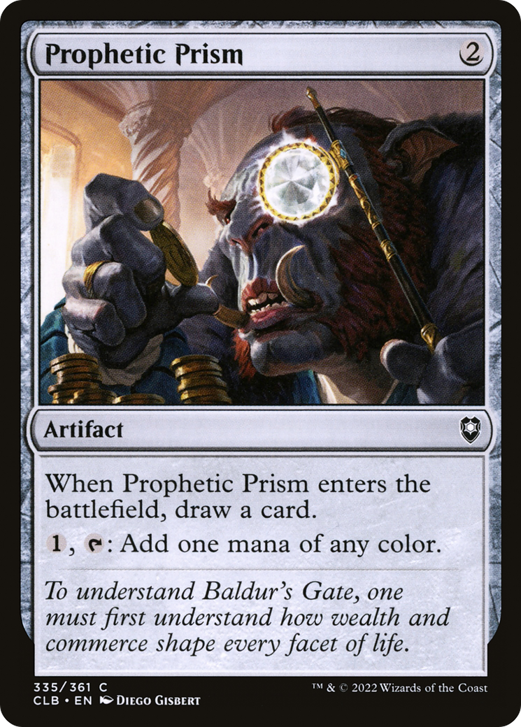 Prophetic Prism (335) [Commander Legends: Battle for Baldur's Gate] foil - Deck Out Gaming