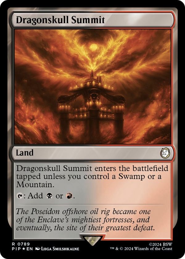 Dragonskull Summit (Surge Foil) (789) [Fallout] foil - Deck Out Gaming