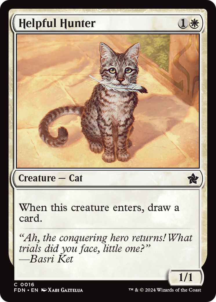 Helpful Hunter (16) [Foundations] - Deck Out Gaming