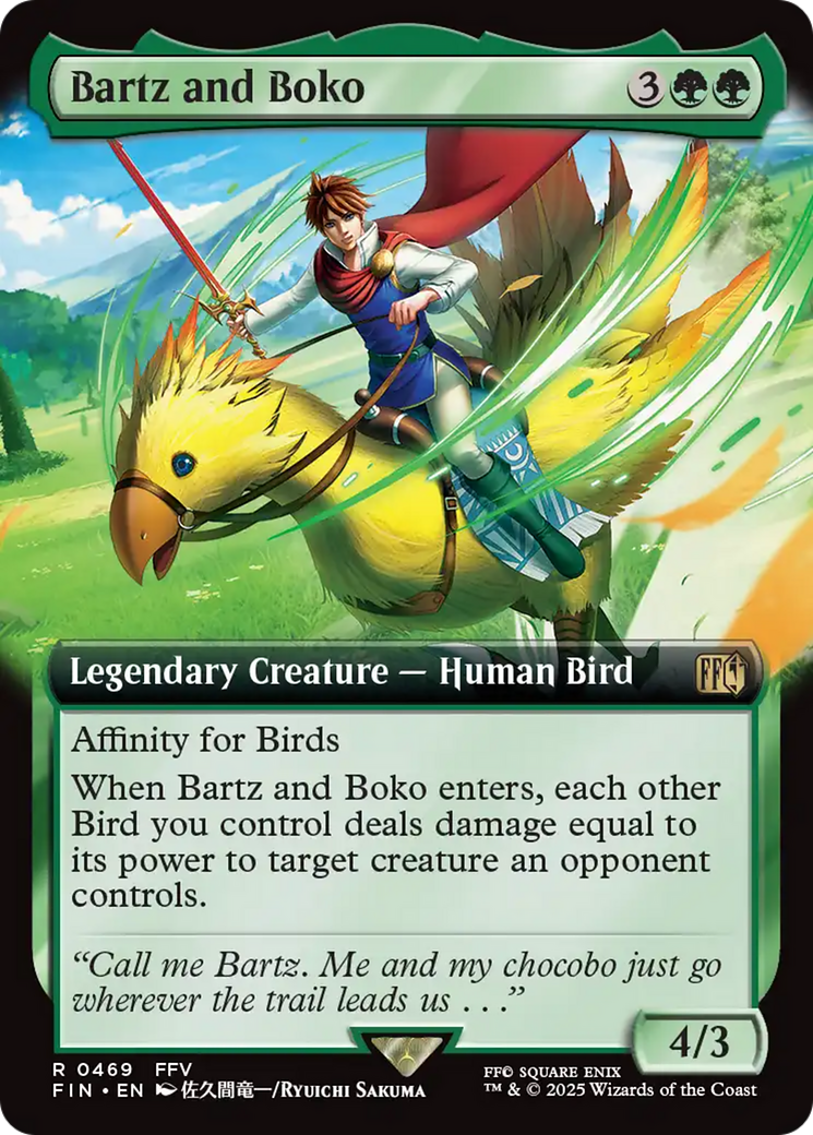 Bartz and Boko (469) [FINAL FANTASY] foil - Deck Out Gaming