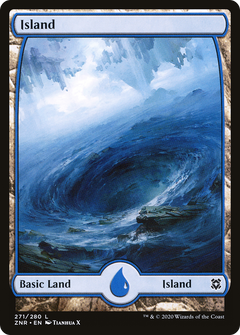 Island (271) [Zendikar Rising] foil - Deck Out Gaming