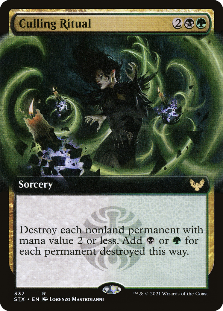 Culling Ritual (Extended Art) (337) [Strixhaven: School of Mages] - Deck Out Gaming