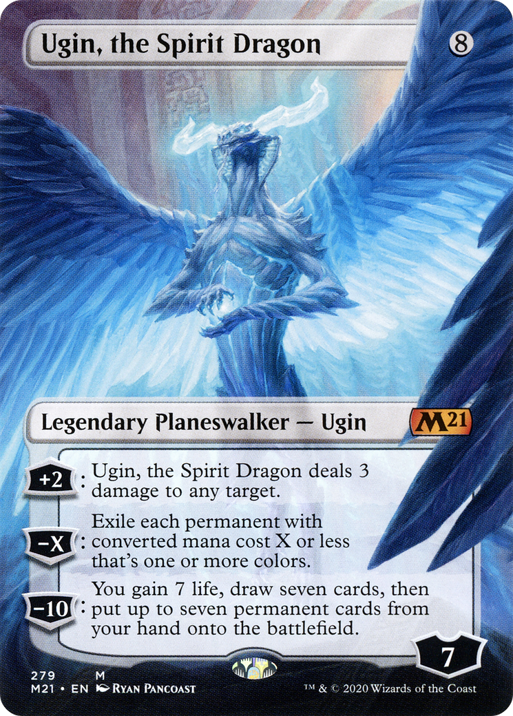 Ugin, the Spirit Dragon (Borderless) (279) [Core Set 2021] - Deck Out Gaming