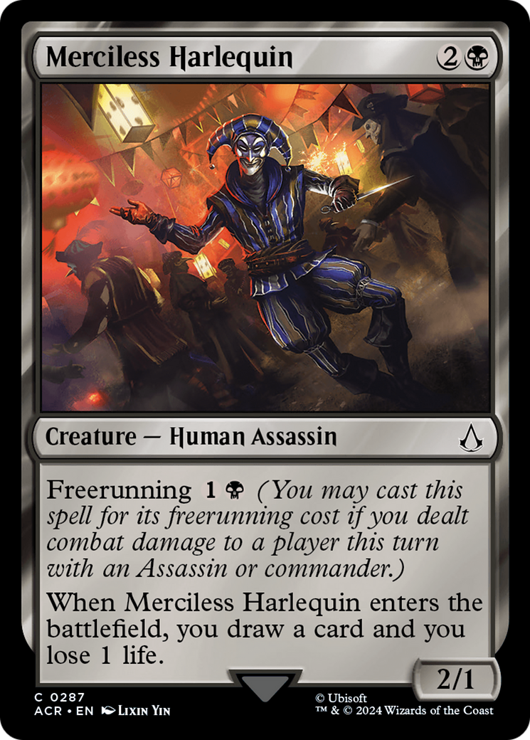 Merciless Harlequin (287) [Assassin's Creed] - Deck Out Gaming