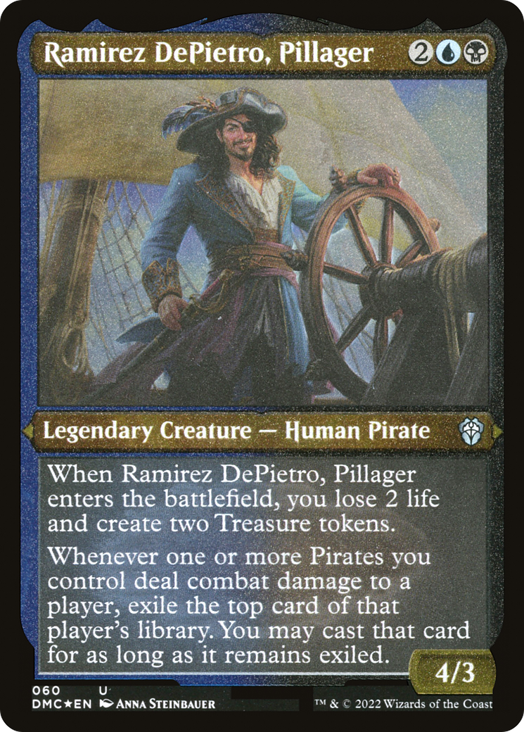 Ramirez DePietro, Pillager (60) [Dominaria United Commander] etched - Deck Out Gaming