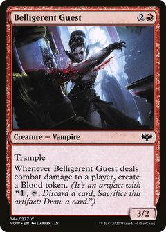 Belligerent Guest (144) [Innistrad: Crimson Vow] - Deck Out Gaming