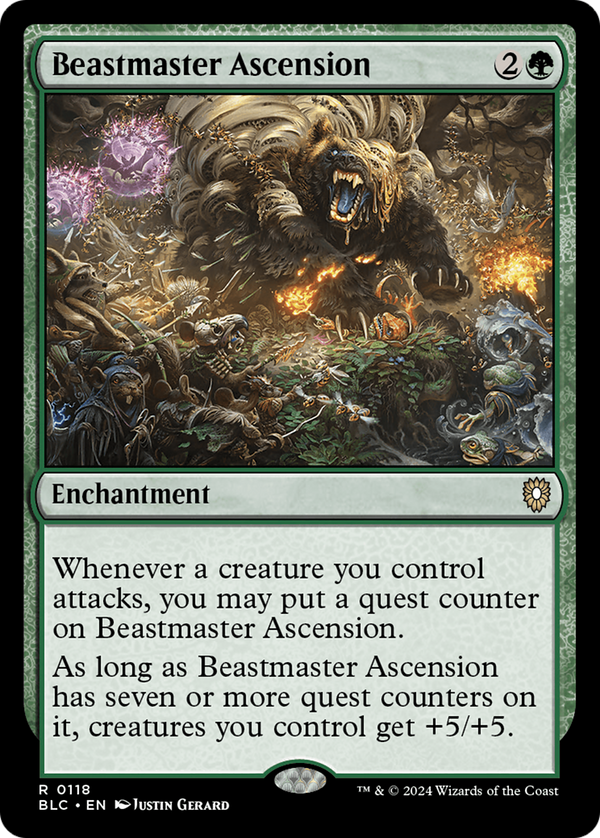 Beastmaster Ascension (118) [Bloomburrow Commander] - Deck Out Gaming