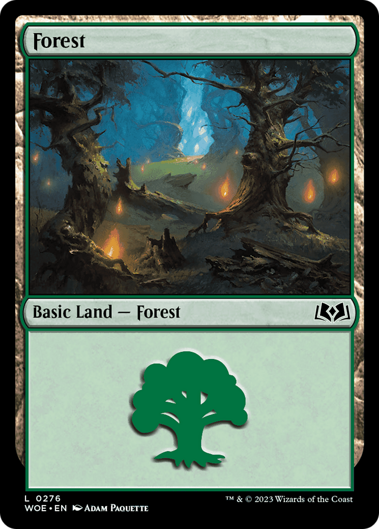 Forest (0276) (276) [Wilds of Eldraine] foil - Deck Out Gaming
