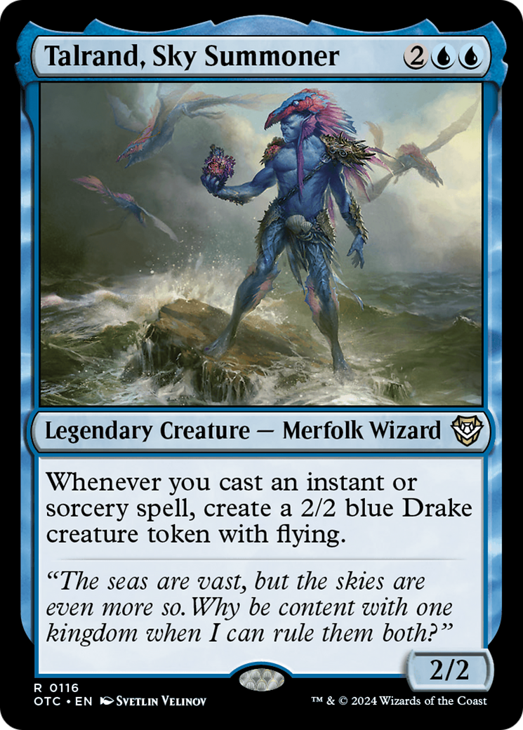 Talrand, Sky Summoner (116) [Outlaws of Thunder Junction Commander] - Deck Out Gaming