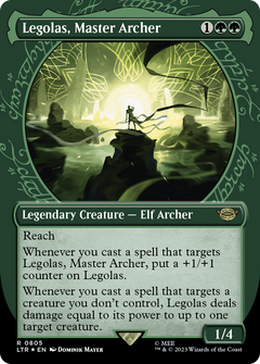Legolas, Master Archer (Showcase) (Surge Foil) (805) [The Lord of the Rings: Tales of Middle-earth] foil - Deck Out Gaming