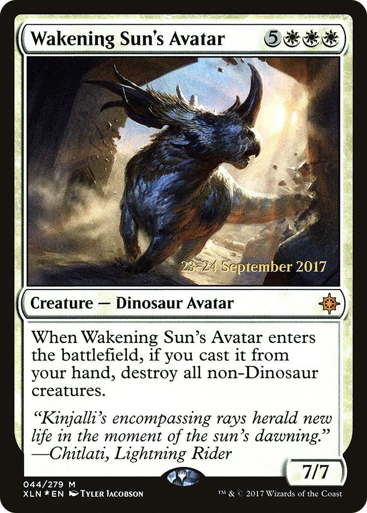 Wakening Sun's Avatar (44s) [Prerelease Cards] foil - Deck Out Gaming