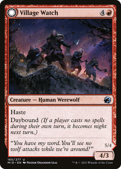 Village Watch // Village Reavers (165) [Innistrad: Midnight Hunt] - Deck Out Gaming