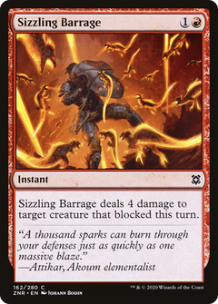 Sizzling Barrage (162) [Zendikar Rising] - Deck Out Gaming