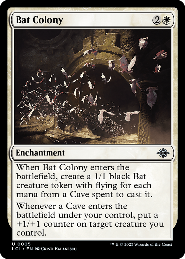 Bat Colony (5) [The Lost Caverns of Ixalan] foil - Deck Out Gaming