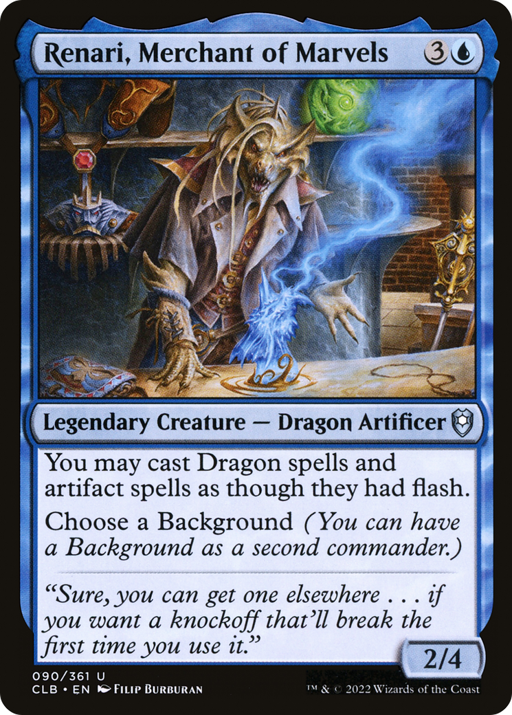 Renari, Merchant of Marvels (90) [Commander Legends: Battle for Baldur's Gate] - Deck Out Gaming