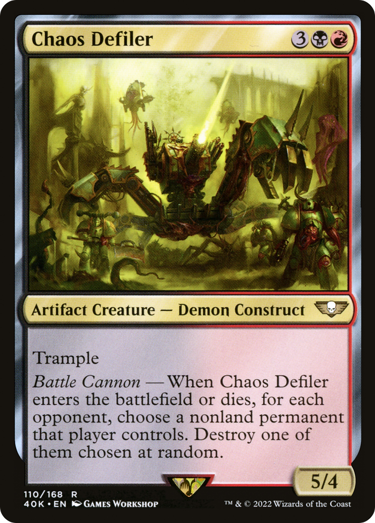 Chaos Defiler (110) [Universes Beyond: Warhammer 40,000] - Deck Out Gaming