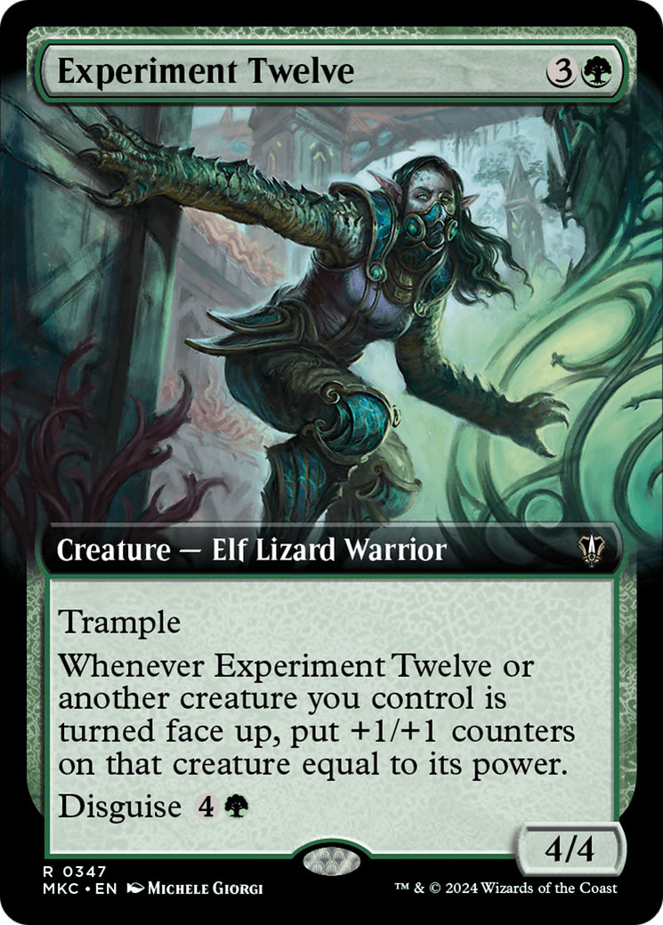 Experiment Twelve (Extended Art) (347) [Murders at Karlov Manor Commander] - Deck Out Gaming