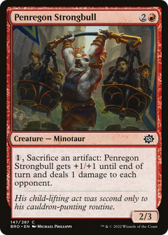 Penregon Strongbull (147) [The Brothers' War] foil - Deck Out Gaming