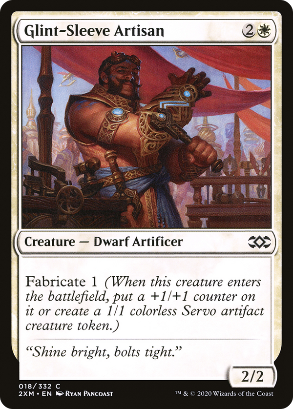 Glint-Sleeve Artisan (18) [Double Masters] foil - Deck Out Gaming
