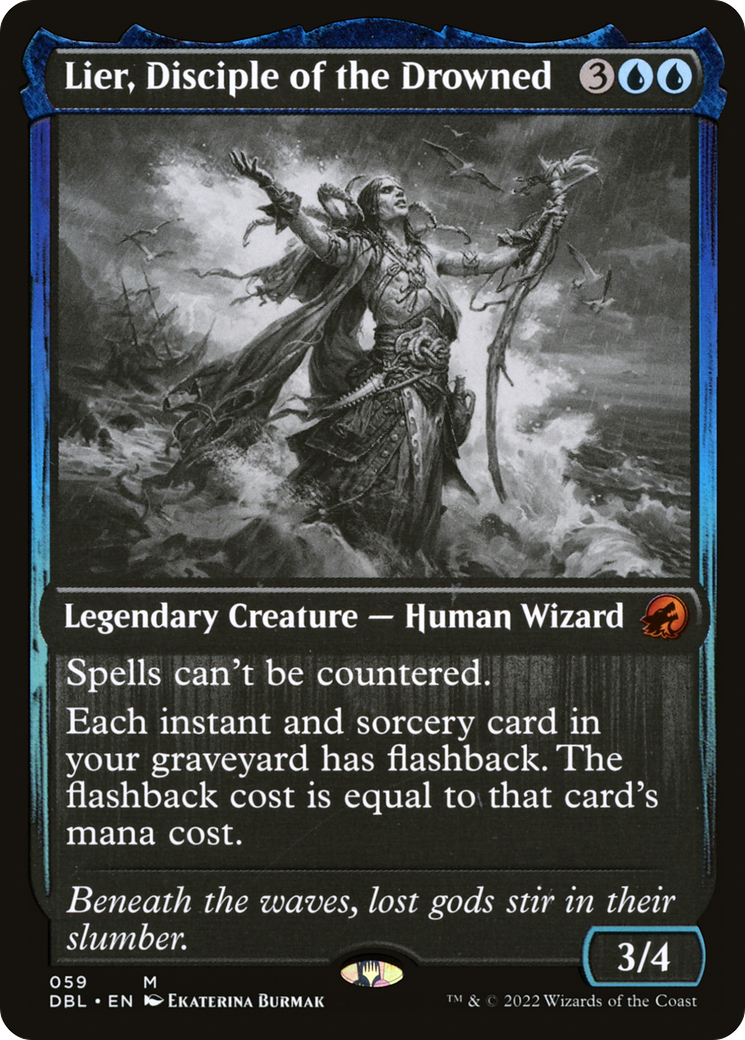 Lier, Disciple of the Drowned (59) [Innistrad: Double Feature] foil - Deck Out Gaming