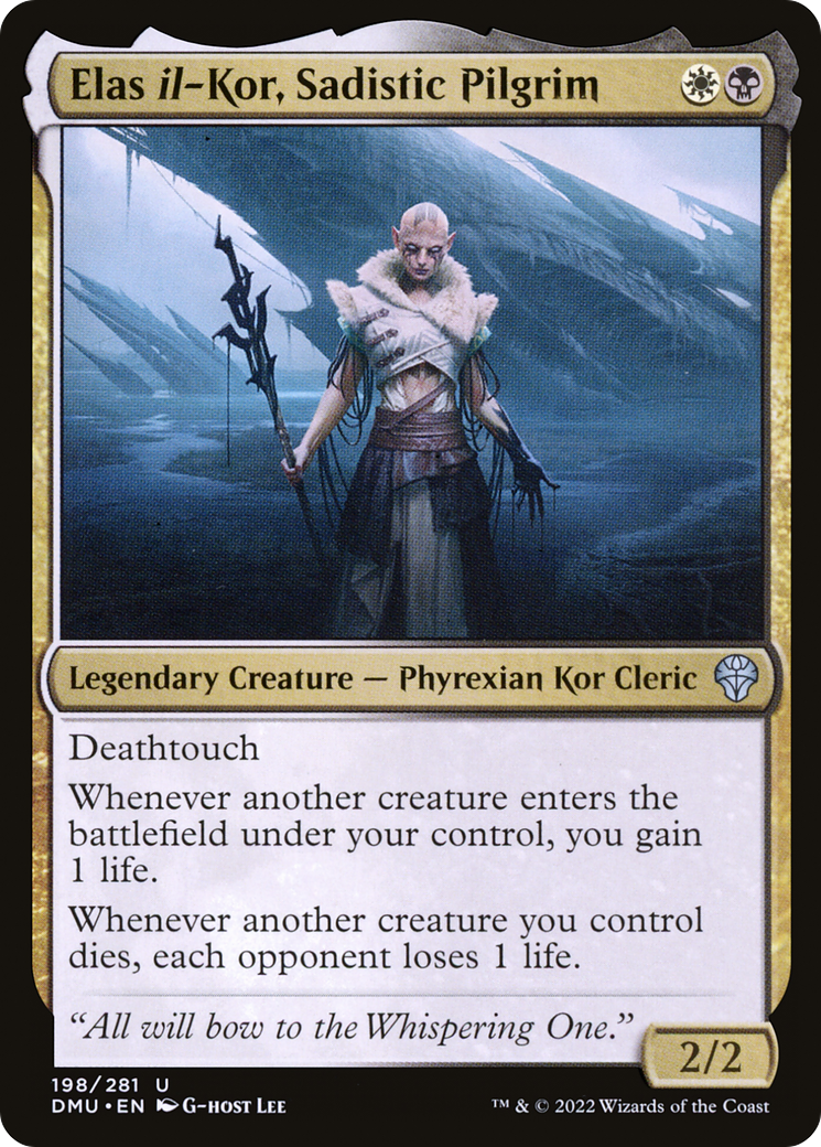 Elas il-Kor, Sadistic Pilgrim (198) [Dominaria United] foil - Deck Out Gaming