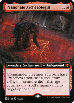 Passionate Archaeologist (Extended Art) (633) [Commander Legends: Battle for Baldur's Gate] foil - Deck Out Gaming