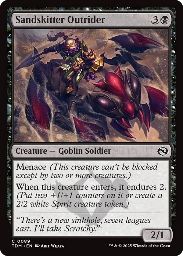 Sandskitter Outrider (89) [Tarkir: Dragonstorm] foil - Deck Out Gaming