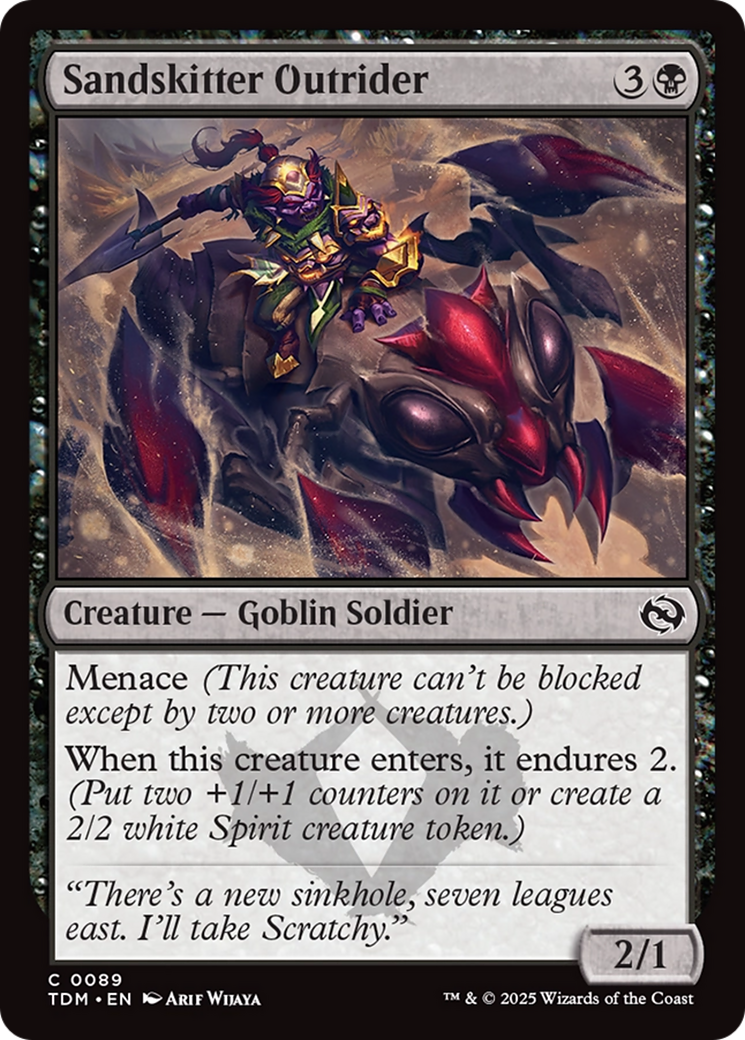 Sandskitter Outrider (89) [Tarkir: Dragonstorm] - Deck Out Gaming
