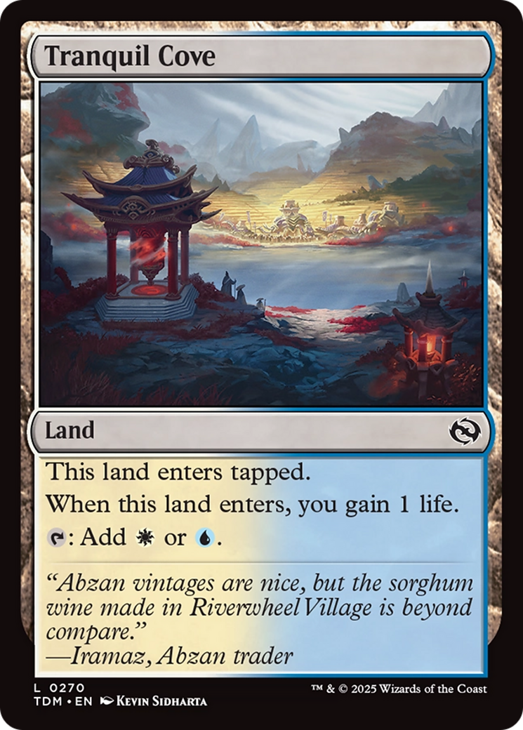 Tranquil Cove (270) [Tarkir: Dragonstorm] foil - Deck Out Gaming