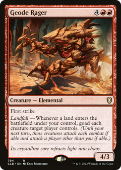 Geode Rager (794) [Commander Legends: Battle for Baldur's Gate] - Deck Out Gaming