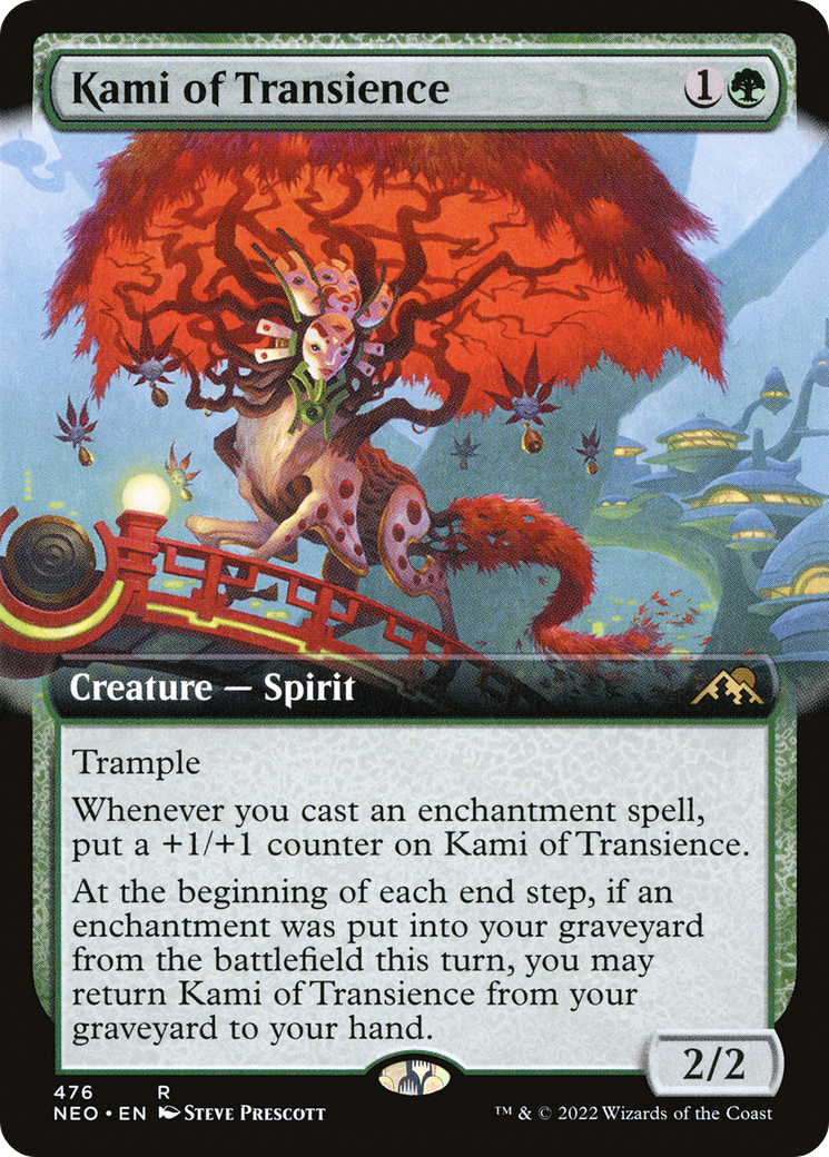 Kami of Transience (Extended Art) (476) [Kamigawa: Neon Dynasty] foil - Deck Out Gaming