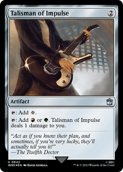 Talisman of Impulse (Surge Foil) (842) [Doctor Who] foil - Deck Out Gaming