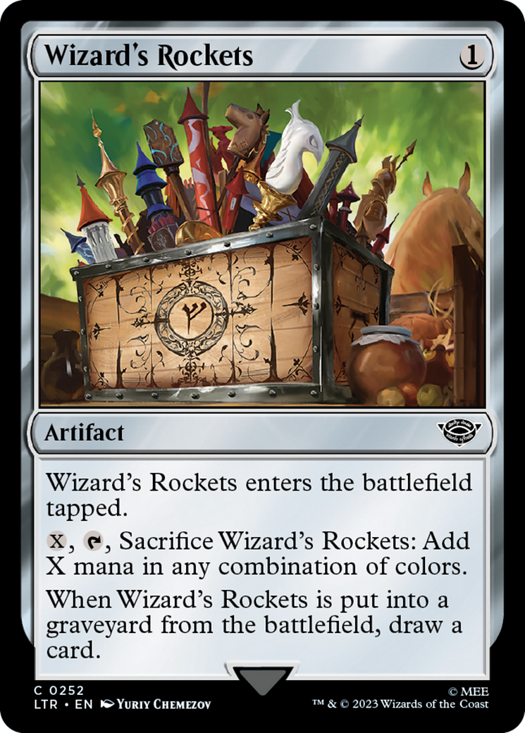 Wizard's Rockets (252) [The Lord of the Rings: Tales of Middle-earth] foil - Deck Out Gaming