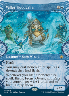Valley Floodcaller (Showcase) (308) [Bloomburrow] foil - Deck Out Gaming