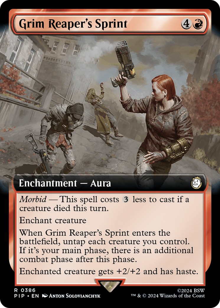 Grim Reaper's Sprint (Extended Art) (386) [Fallout] foil - Deck Out Gaming