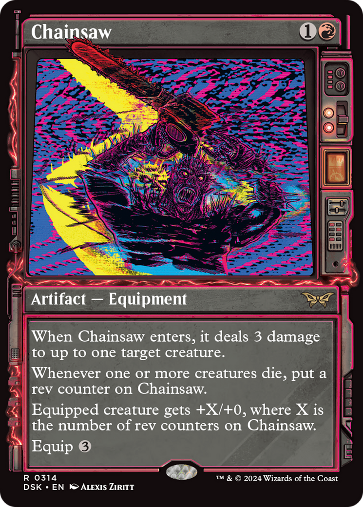 Chainsaw (Showcase) (314) [Duskmourn: House of Horror] foil - Deck Out Gaming