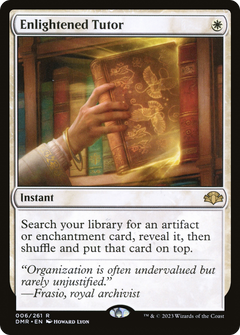 Enlightened Tutor (6) [Dominaria Remastered] foil - Deck Out Gaming