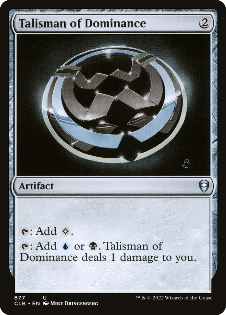 Talisman of Dominance (877) [Commander Legends: Battle for Baldur's Gate] - Deck Out Gaming