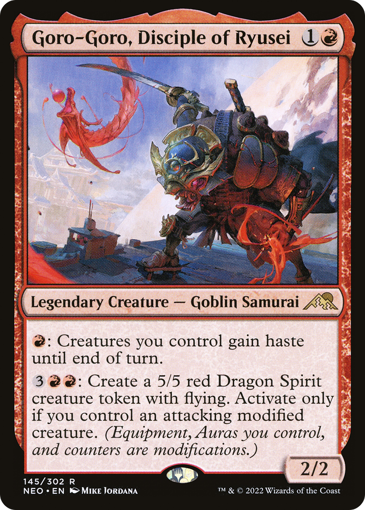 Goro-Goro, Disciple of Ryusei (145) [Kamigawa: Neon Dynasty] foil - Deck Out Gaming