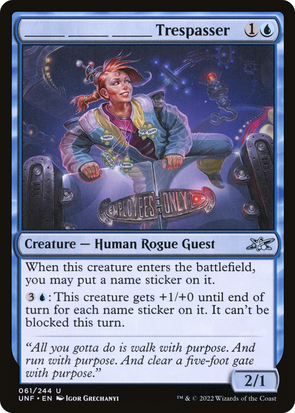 _______ _______ _______ Trespasser (61) [Unfinity] - Deck Out Gaming