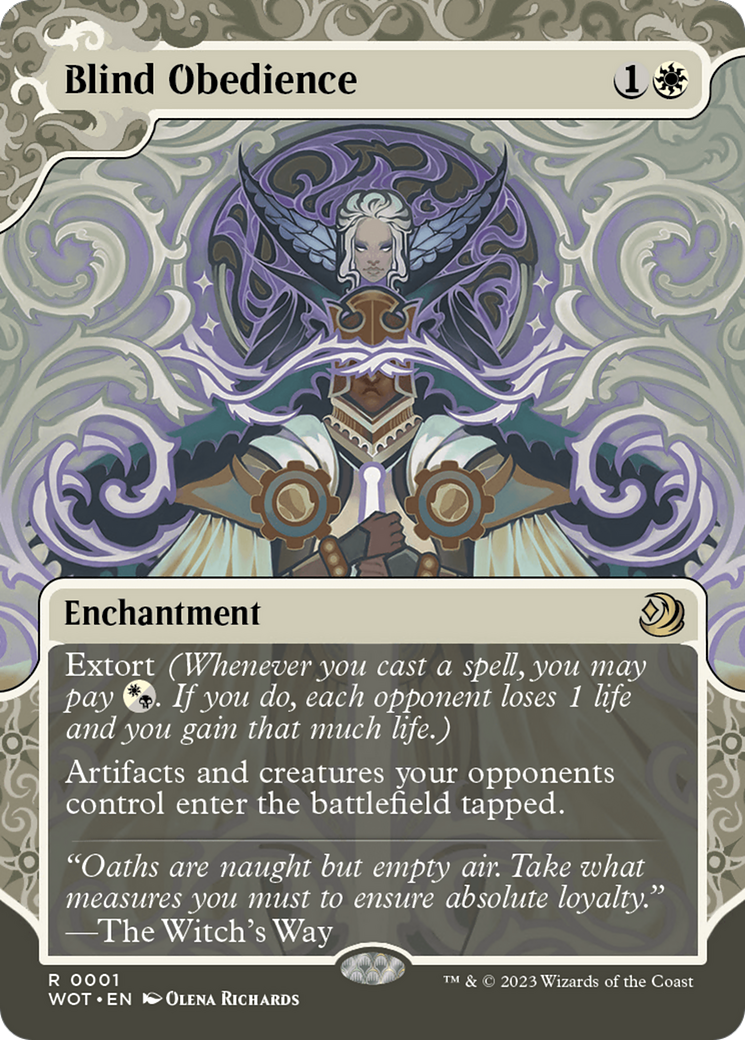 Blind Obedience (1) [Wilds of Eldraine: Enchanting Tales] - Deck Out Gaming