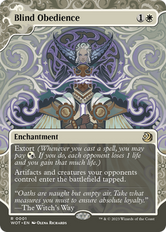 Blind Obedience (1) [Wilds of Eldraine: Enchanting Tales] - Deck Out Gaming