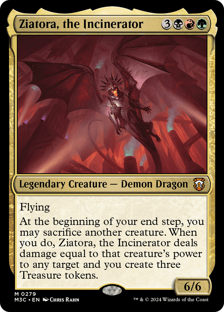 Ziatora, the Incinerator (279) [Modern Horizons 3 Commander] - Deck Out Gaming