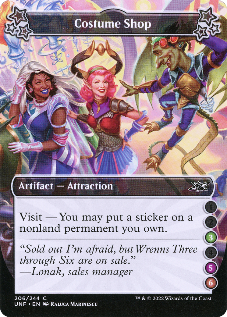 Costume Shop (3-5-6) (206) [Unfinity] - Deck Out Gaming