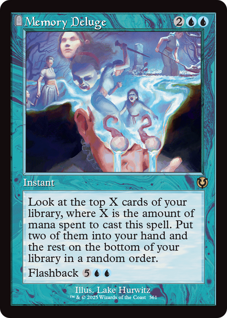 Memory Deluge (Retro Frame) (361) [Innistrad Remastered] foil - Deck Out Gaming