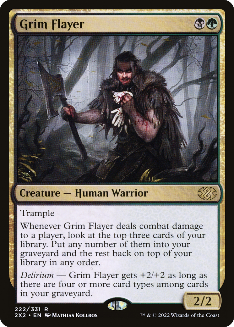 Grim Flayer (222) [Double Masters 2022] - Deck Out Gaming