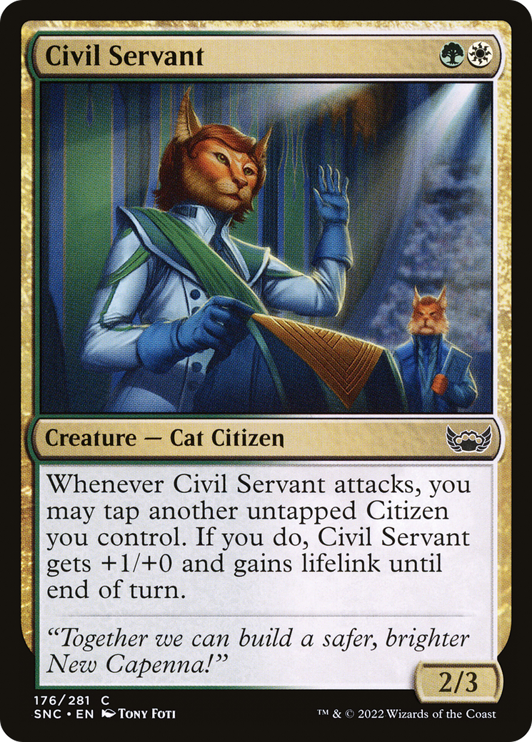 Civil Servant (176) [Streets of New Capenna] - Deck Out Gaming
